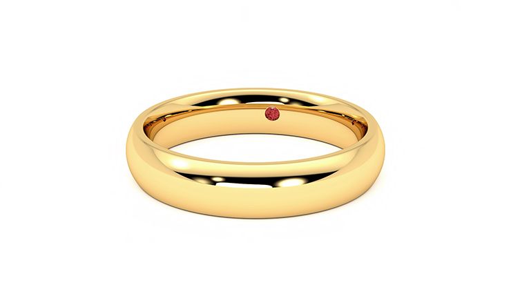 Taylor & Hart Oak Wedding Ring 360 degree image 27