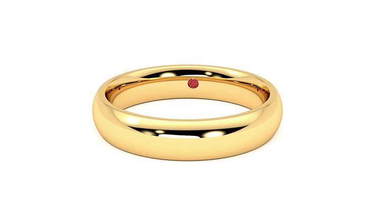 Taylor & Hart Oak Wedding Ring 360 degree image 28