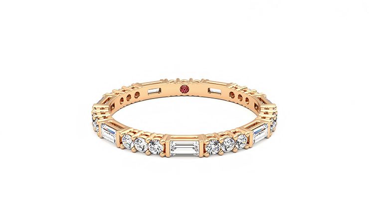Taylor & Hart Orchid Wedding Ring 360 degree image 0