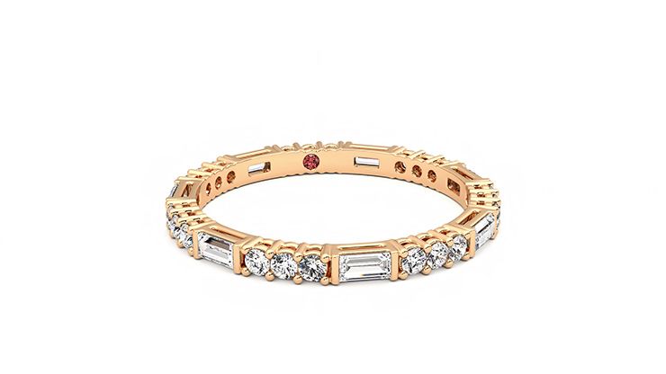 Taylor & Hart Orchid Wedding Ring 360 degree image 3