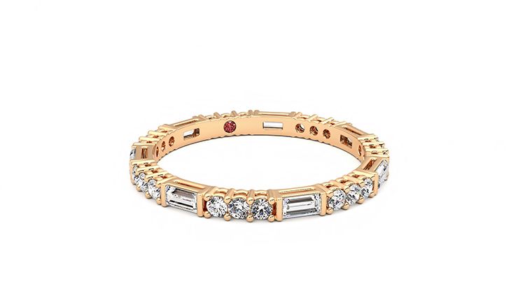 Taylor & Hart Orchid Wedding Ring 360 degree image 4