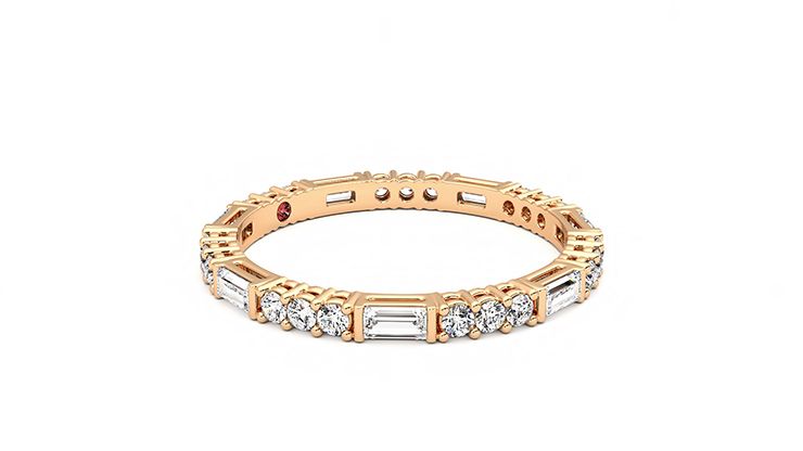 Taylor & Hart Orchid Wedding Ring 360 degree image 7