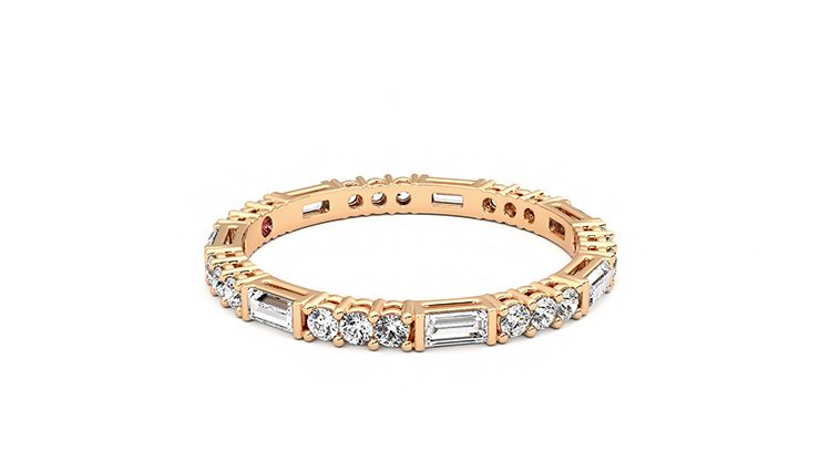 Taylor & Hart Orchid Wedding Ring 360 degree image 8