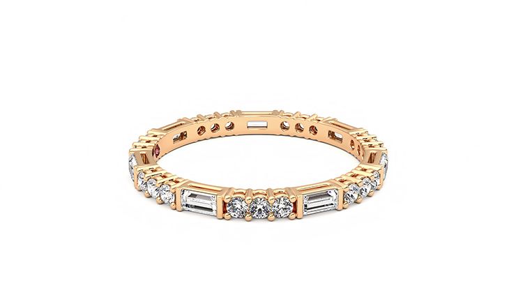 Taylor & Hart Orchid Wedding Ring 360 degree image 9