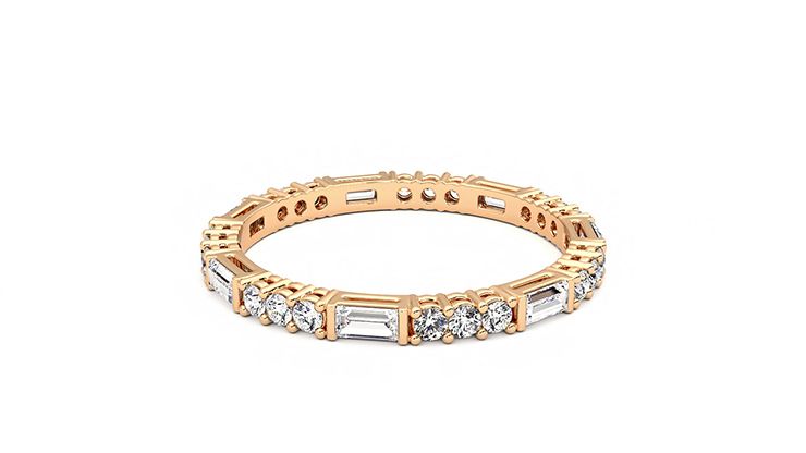 Taylor & Hart Orchid Wedding Ring 360 degree image 10