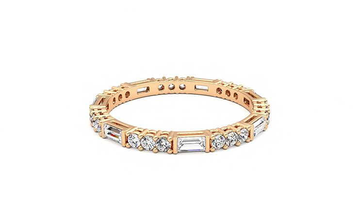 Taylor & Hart Orchid Wedding Ring 360 degree image 11