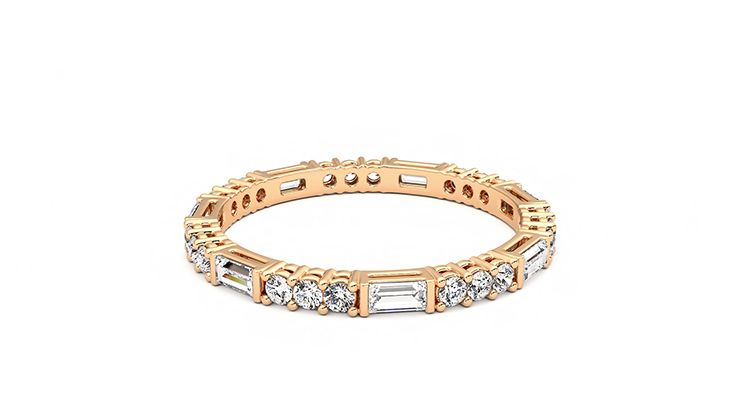 Taylor & Hart Orchid Wedding Ring 360 degree image 14
