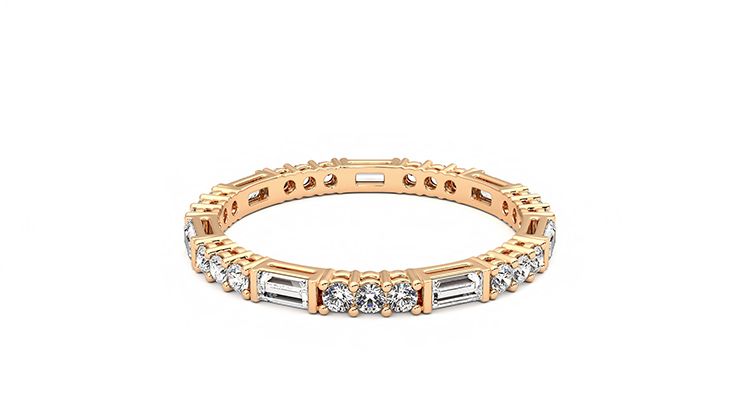 Taylor & Hart Orchid Wedding Ring 360 degree image 15