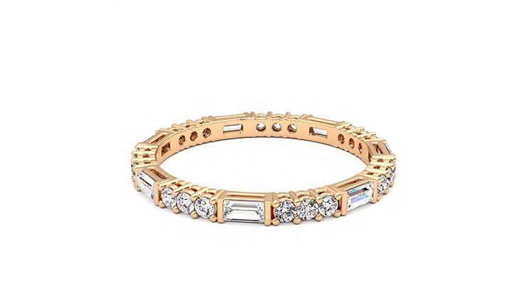 Taylor & Hart Orchid Wedding Ring 360 degree image 16