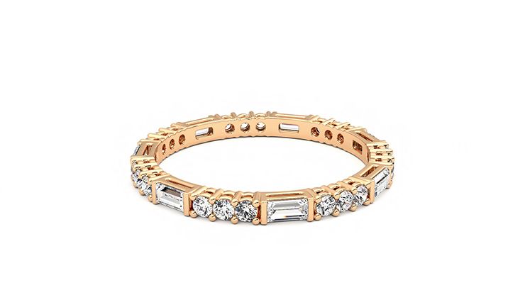Taylor & Hart Orchid Wedding Ring 360 degree image 17