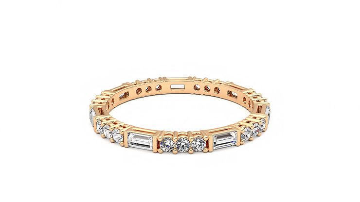 Taylor & Hart Orchid Wedding Ring 360 degree image 18