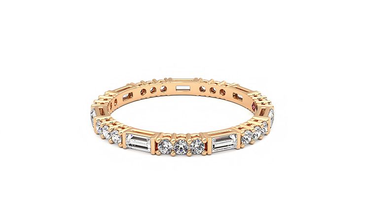 Taylor & Hart Orchid Wedding Ring 360 degree image 21