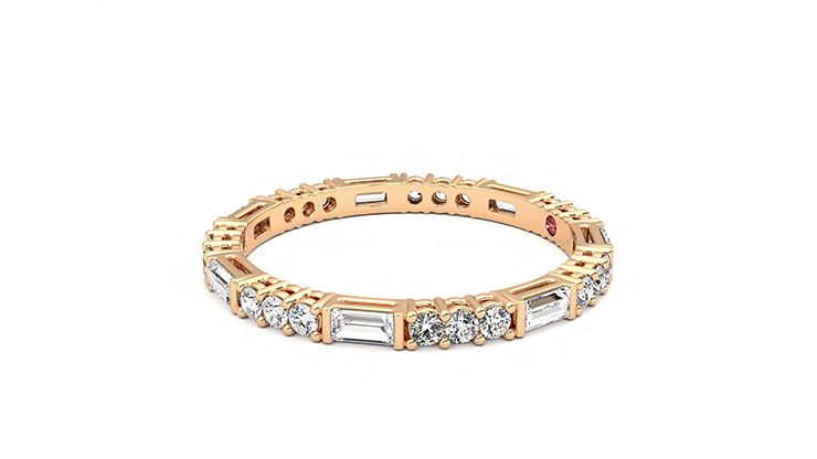Taylor & Hart Orchid Wedding Ring 360 degree image 22