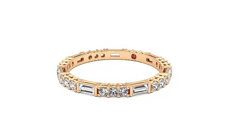 Taylor & Hart Orchid Wedding Ring 360 degree image 25