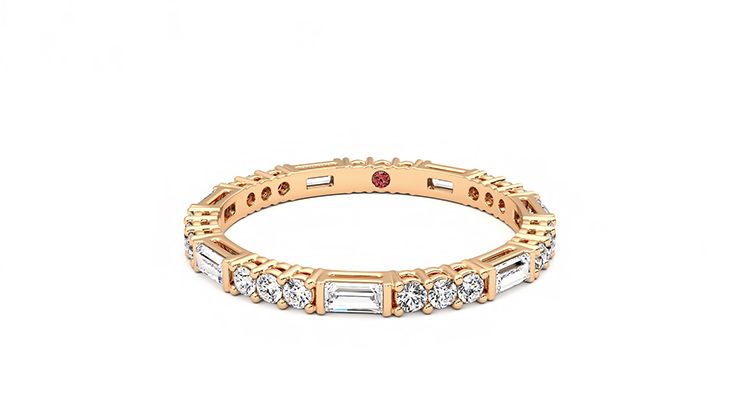 Taylor & Hart Orchid Wedding Ring 360 degree image 28