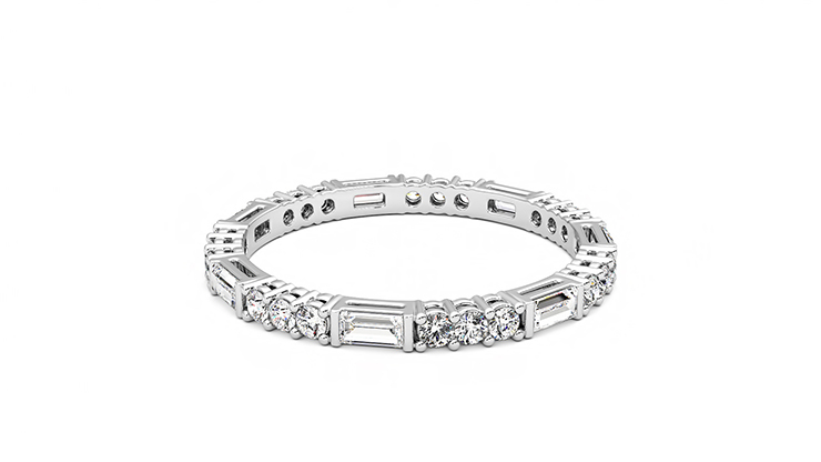 Taylor & Hart Orchid Wedding Ring 360 degree image 13
