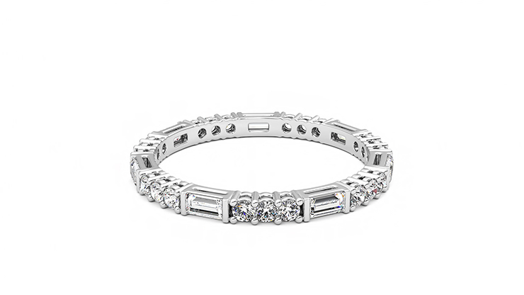 Taylor & Hart Orchid Wedding Ring 360 degree image 18