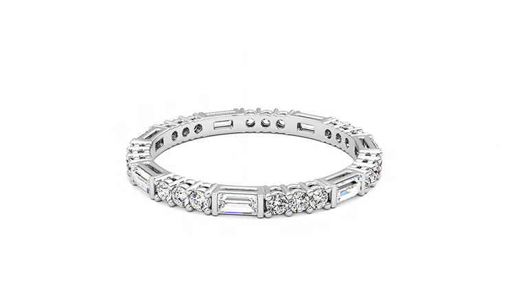 Taylor & Hart Orchid Wedding Ring 360 degree image 19