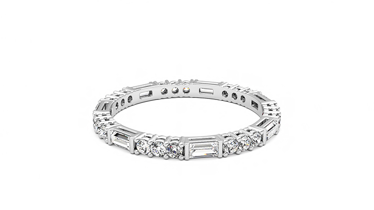 Taylor & Hart Orchid Wedding Ring 360 degree image 20