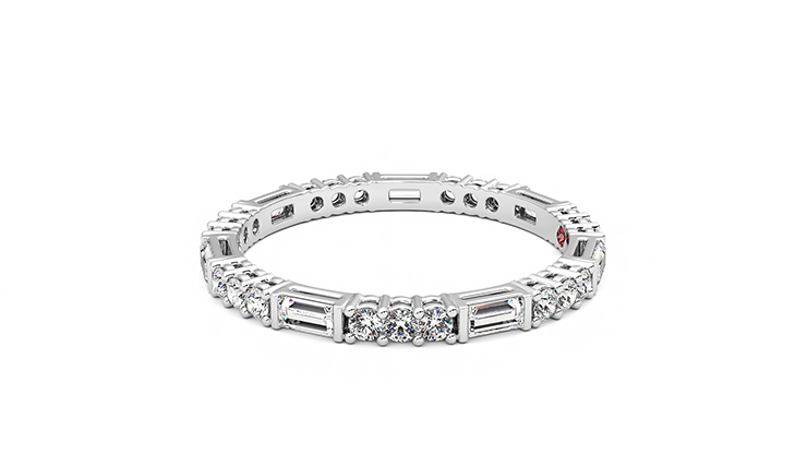 Taylor & Hart Orchid Wedding Ring 360 degree image 21