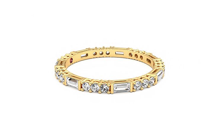 Taylor & Hart Orchid Wedding Ring 360 degree image 8