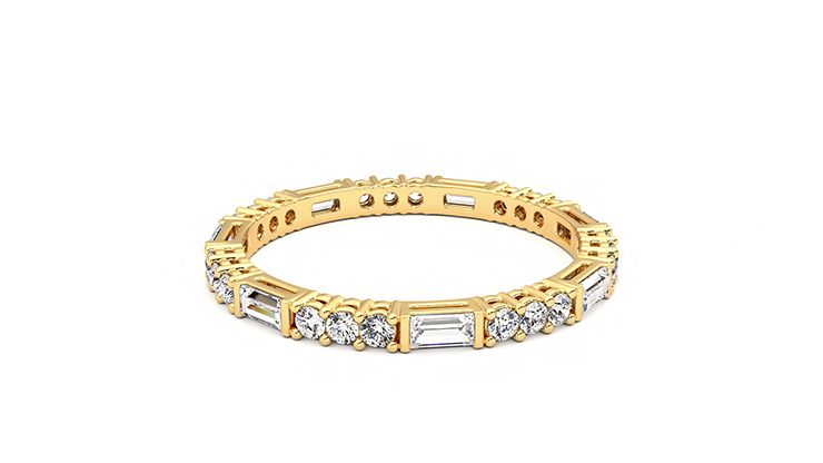 Taylor & Hart Orchid Wedding Ring 360 degree image 14