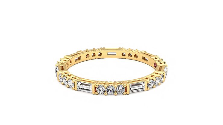 Taylor & Hart Orchid Wedding Ring 360 degree image 21
