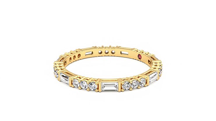 Taylor & Hart Orchid Wedding Ring 360 degree image 23