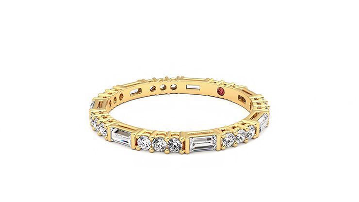 Taylor & Hart Orchid Wedding Ring 360 degree image 24