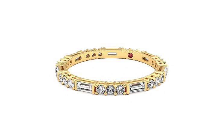 Taylor & Hart Orchid Wedding Ring 360 degree image 25
