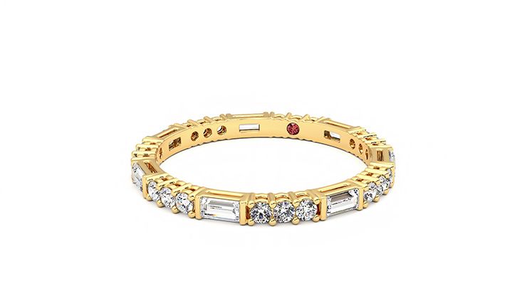 Taylor & Hart Orchid Wedding Ring 360 degree image 26