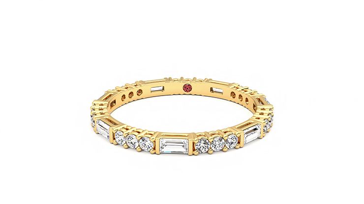 Taylor & Hart Orchid Wedding Ring 360 degree image 28