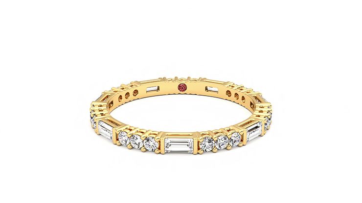 Taylor & Hart Orchid Wedding Ring 360 degree image 29