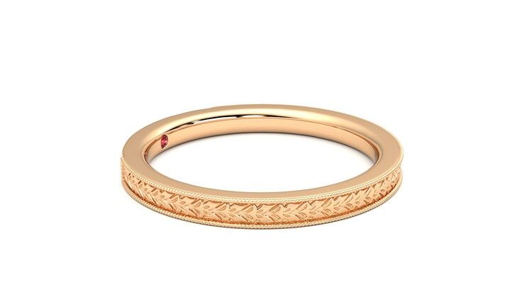 Taylor & Hart Orsha Wedding Ring 360 degree image 8