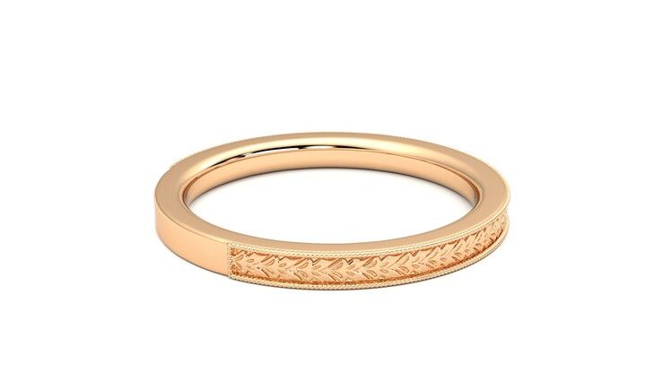 Taylor & Hart Orsha Wedding Ring 360 degree image 11