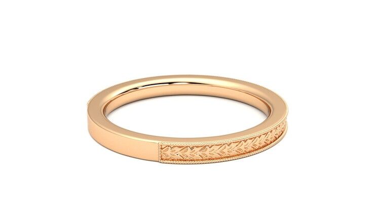 Taylor & Hart Orsha Wedding Ring 360 degree image 12