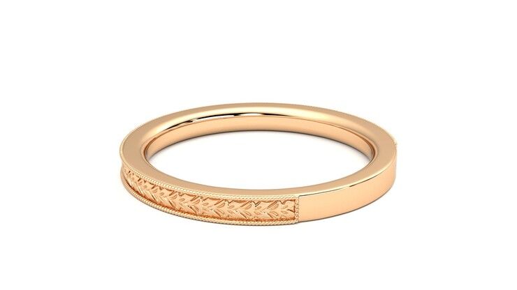 Taylor & Hart Orsha Wedding Ring 360 degree image 18