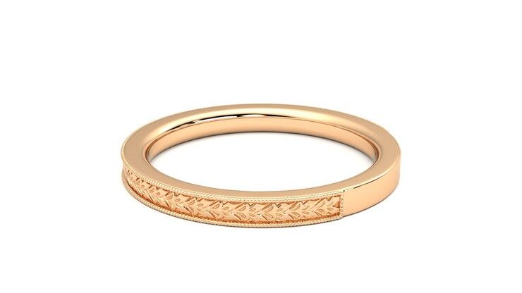 Taylor & Hart Orsha Wedding Ring 360 degree image 19