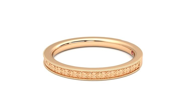 Taylor & Hart Orsha Wedding Ring 360 degree image 21