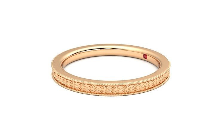 Taylor & Hart Orsha Wedding Ring 360 degree image 23