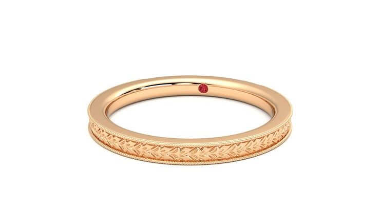 Taylor & Hart Orsha Wedding Ring 360 degree image 27