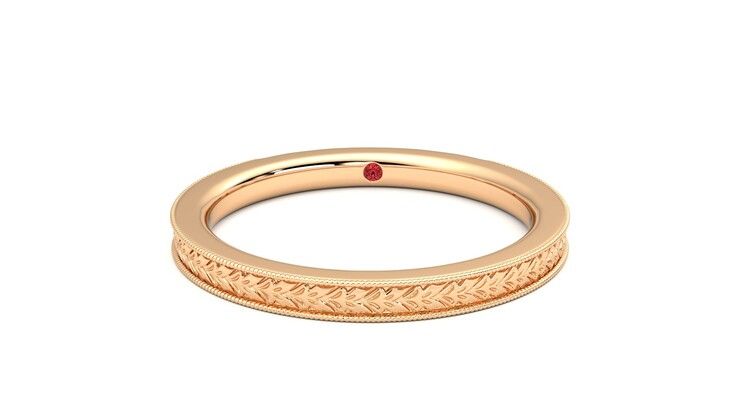 Taylor & Hart Orsha Wedding Ring 360 degree image 29