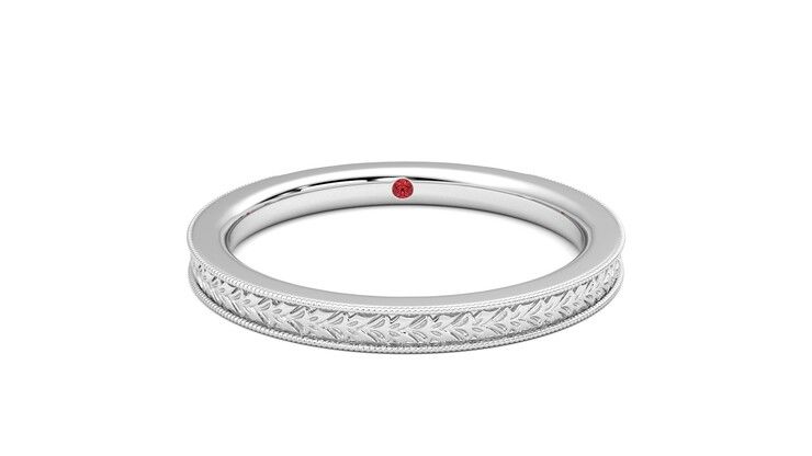Taylor & Hart Orsha Wedding Ring 360 degree image 1
