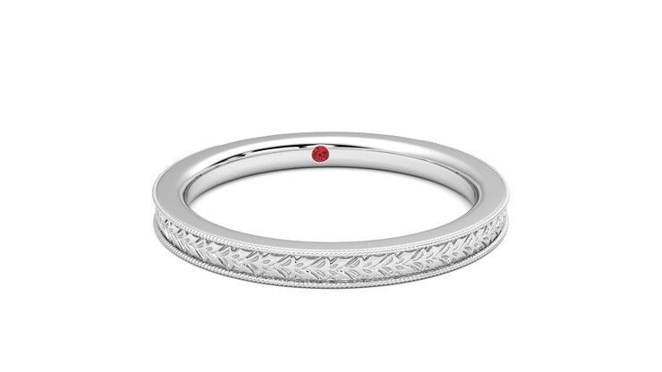 Taylor & Hart Orsha Wedding Ring 360 degree image 2
