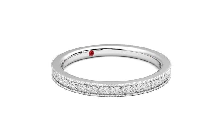 Taylor & Hart Orsha Wedding Ring 360 degree image 5