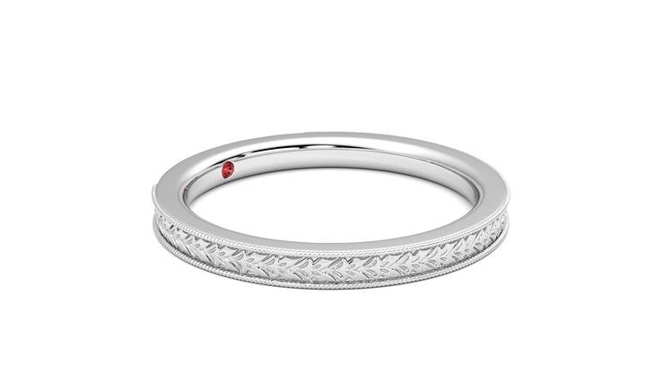 Taylor & Hart Orsha Wedding Ring 360 degree image 7