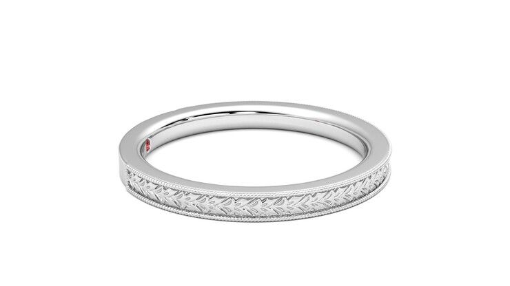 Taylor & Hart Orsha Wedding Ring 360 degree image 9