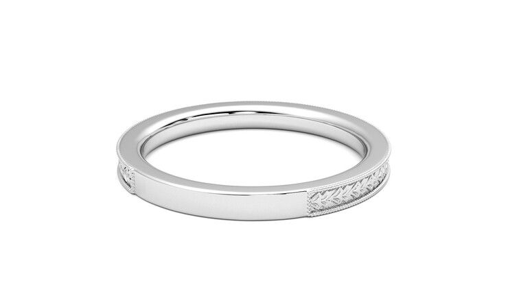 Taylor & Hart Orsha Wedding Ring 360 degree image 14