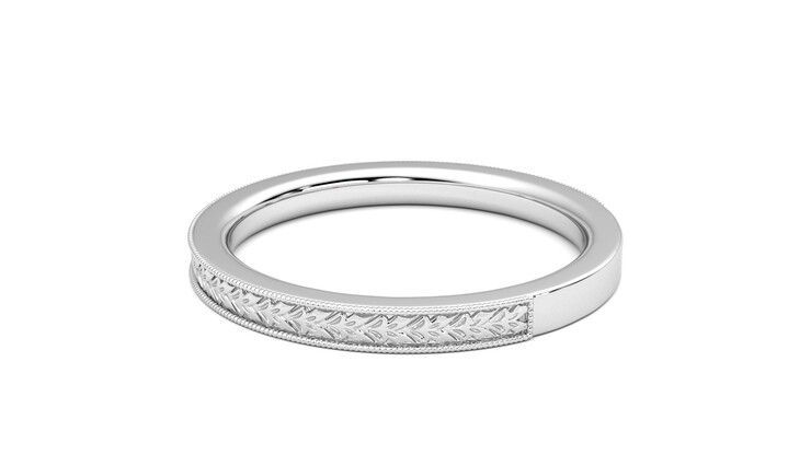 Taylor & Hart Orsha Wedding Ring 360 degree image 19