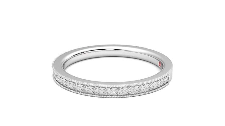 Taylor & Hart Orsha Wedding Ring 360 degree image 21